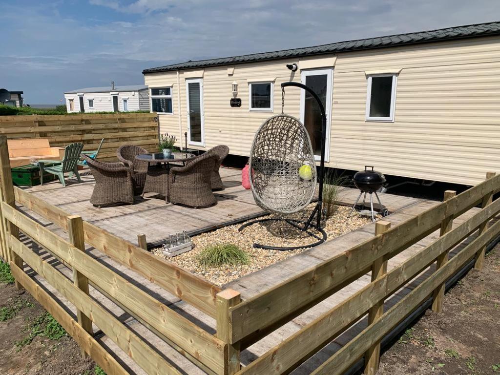 Chalet Seemoewe Direkt Am Wattenmeer Aan De Waddenzee Nordsee 600 Meter Zum Badestrand, Angeln Westerland Exterior photo